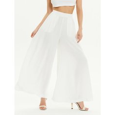 Брюки палаццо Mimi Pajamas, размер XXXL, белый
