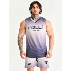 Майка спортивная FIZULI, размер M, серебряный