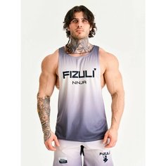 Майка спортивная FIZULI, размер XL, серебряный