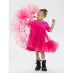 Платье NIkki Bambino новый год, размер 104, розовый