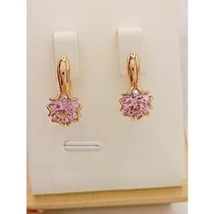 Серьги XUPING JEWELRY, розовый