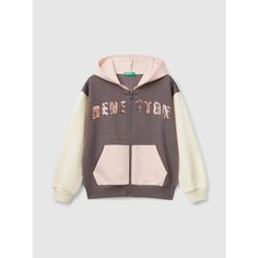 Толстовка UNITED COLORS OF BENETTON, размер 130, серый
