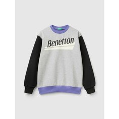 Свитшот UNITED COLORS OF BENETTON, размер 140, серый
