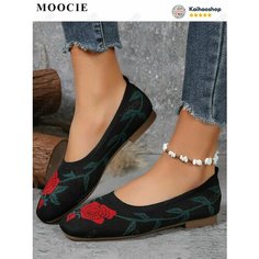 Слипоны MOOCIE, размер Foot length 26.5 cm, black