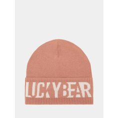 Шапка Lucky Bear для женщин, размер OneSize, розовый