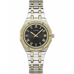 Наручные часы GUESS, GW0770L4 серебристый/золотой/черный