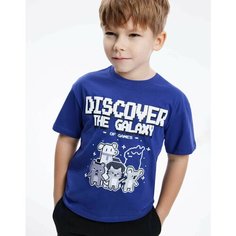 Футболка Gloria Jeans, размер 12мес/80, темно-синий