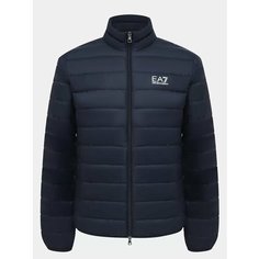 Пуховик EA7 EMPORIO ARMANI, размер L, темно-синий