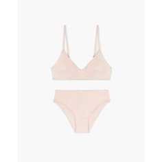 Комплект нижнего белья Gloria Jeans, размер 8-10л/134-140, светло-розовый