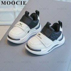 Кроссовки MOOCIE Детская новая осенне-зимняя спортивная обувь., размер Длина стопы 13.5 см, черный