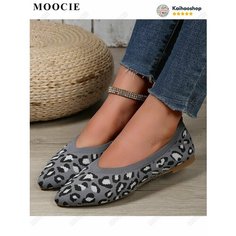 Слипоны MOOCIE, размер Длина стопы 24 см, серый