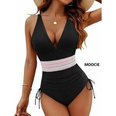 Купальник MOOCIE, размер 48, черный матовый