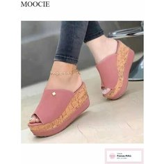 Сабо MOOCIE, размер CN 38, розовый