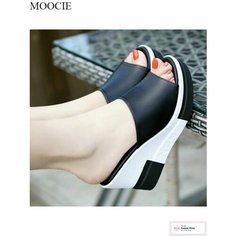 Сабо MOOCIE, размер INT 40(Длина стопы 250 мм), черный