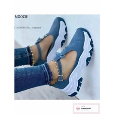 Босоножки MOOCIE, размер INT 39, синий