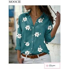 Рубашка MOOCIE, размер XL, зеленый