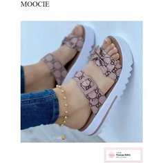 Босоножки MOOCIE, размер CN 37, розовый