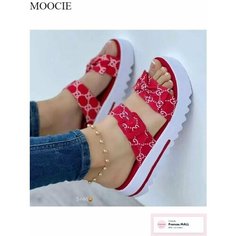 Босоножки MOOCIE, размер CN 37, красный