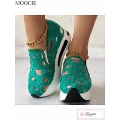 Сабо MOOCIE, размер Длина стопы 255 мм, зеленый