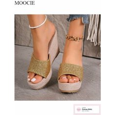 Сабо MOOCIE, размер Длина стопы 245 мм, золотой