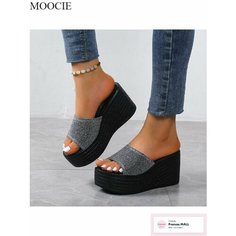 Сабо MOOCIE, размер Длина стопы 25.5 см, серый