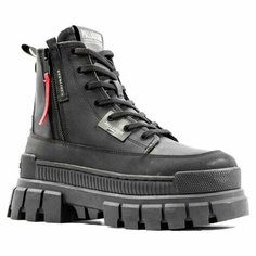 Ботинки Palladium Revolt Boot Zip Leather, размер 40 EU, черный