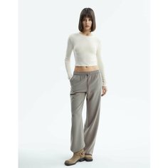 Лонгслив Gloria Jeans, размер XS (38-40), , молочный