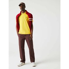 Поло LACOSTE, размер T5, желтый