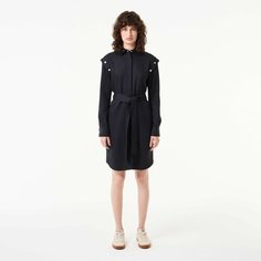 Платье LACOSTE Осень-зима 2024, размер T34, черный