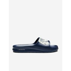 Шлепанцы LACOSTE, размер 7, темно-синий