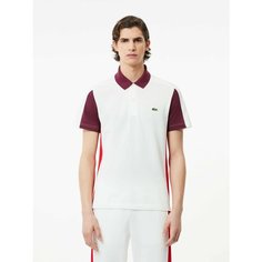 Поло LACOSTE, размер T7, бордовый