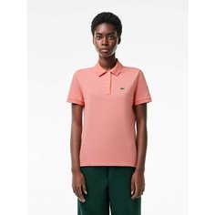 Поло LACOSTE, размер T34, розовый, розовый