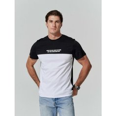 Футболка TRUE BALANCE REGULAR FIT, размер 50, белый/черный