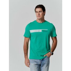 Футболка TRUE BALANCE REGULAR FIT, размер 46, зелёный