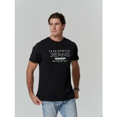 Футболка TRUE BALANCE REGULAR FIT, размер 48, черный