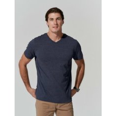 Футболка TRUE BALANCE REGULAR FIT, размер 48, темно-синий меланж