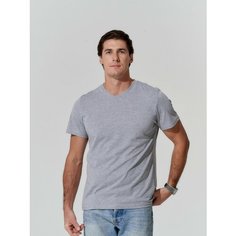 Футболка TRUE BALANCE REGULAR FIT, размер 46, серый меланж