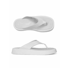 Шлепанцы PLATINUM WORLD, размер 40, белый