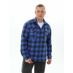 Рубашка best TAILOR, размер 68, синий, черный