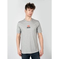 Футболка DIESEL, размер XL, светло-серый