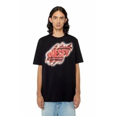 Футболка DIESEL, размер XL, черный
