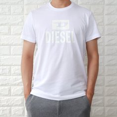Футболка DIESEL, размер S, белый