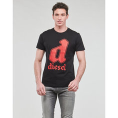 Футболка DIESEL, размер S, черный