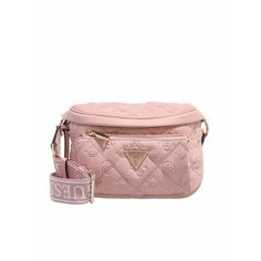 Сумка кросс-боди GUESS, фактура гладкая, розовый