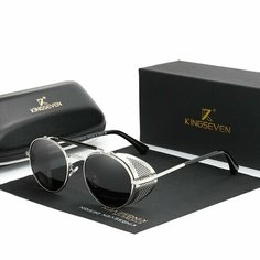 Солнцезащитные очки KINGSEVEN, серебряный