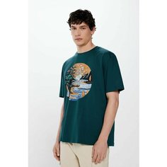 Футболка Springfield, размер XL, зелёный
