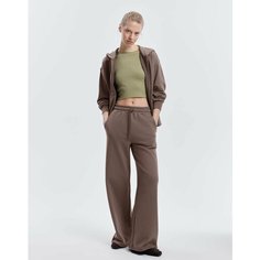Брюки спортивные Gloria Jeans, размер XS/164 (38-40), коричневый