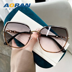 Солнцезащитные очки AORAN, золотой, черный