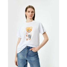 Футболка KOTON, размер XL, белый