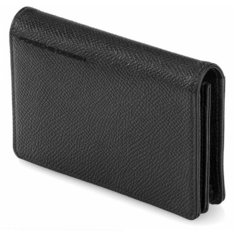 Кошелек Porsche Design, фактура зернистая, черный
